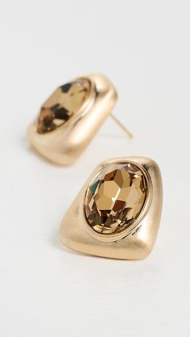 By Adina Eden Women's Smoky Gemstone Stud Earrings in Saudi Arabia