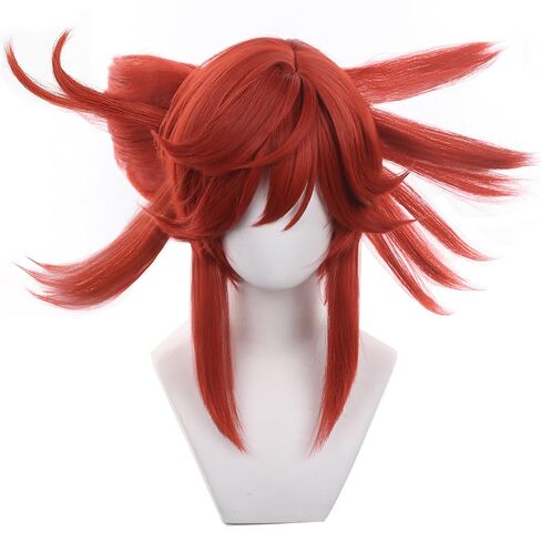 Cosplay Wig for Anime GCAKT Rudo Role Play Blonde Gradient Black Wig Synthetic Hair for Halloween Costume Party with Free Wig Cap in Saudi Arabia
