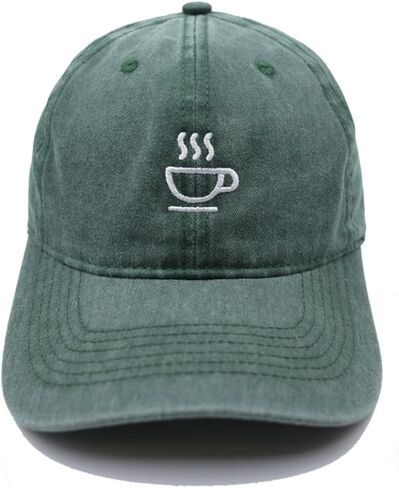 Embroidered Coffee Baseball Caps for Men Women. in Saudi Arabia