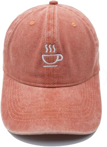 Embroidered Coffee Baseball Caps for Men Women. in Saudi Arabia