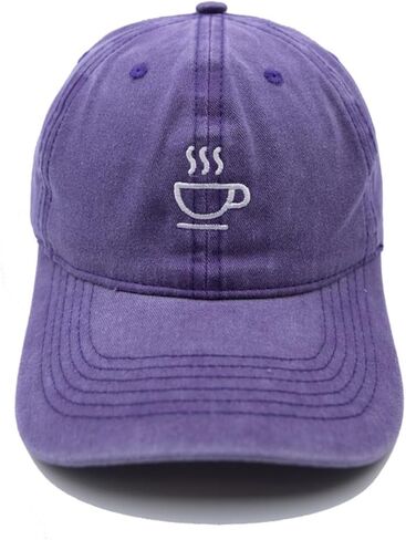 Embroidered Coffee Baseball Caps for Men Women. in Saudi Arabia