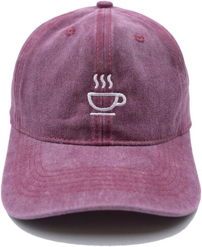 Embroidered Coffee Baseball Caps for Men Women. in Saudi Arabia