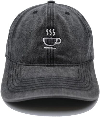 Embroidered Coffee Baseball Caps for Men Women. in Saudi Arabia