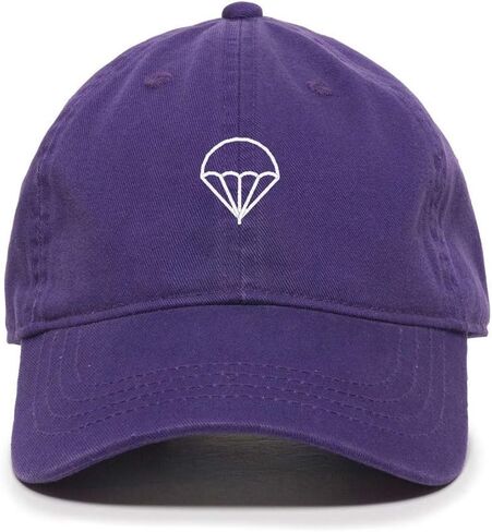 Tech Design Parachute Baseball Cap Embroidered Cotton Adjustable Dad Hat in Saudi Arabia
