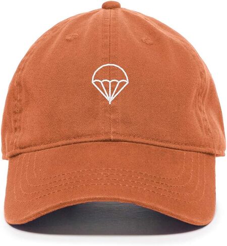 Tech Design Parachute Baseball Cap Embroidered Cotton Adjustable Dad Hat in Saudi Arabia