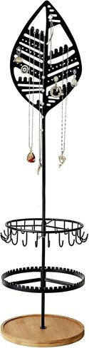 Leaf jewelry storage rack Jewelry Organizer Jewelry Stand Jewelry Holder Organizer, Necklace Organizer with Ring Tray, Sturdy Jewelry Hanger for Necklace in Saudi Arabia