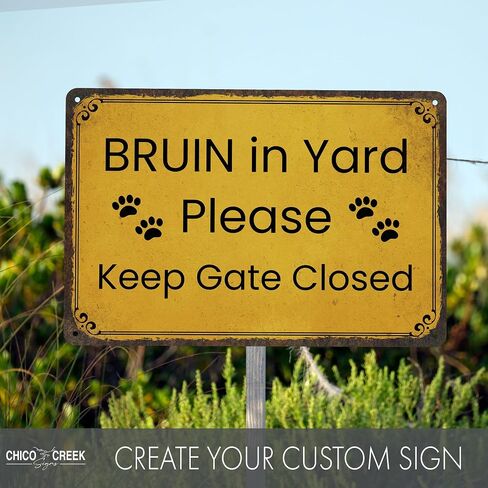 Custom Rustic Metal Sign Personalized with Your Text – Vintage Style Aluminum Composite ACM – Made in USA – Indoor Outdoor Wall Decor – Multiple Sizes with Pre-Drilled Holes in Saudi Arabia