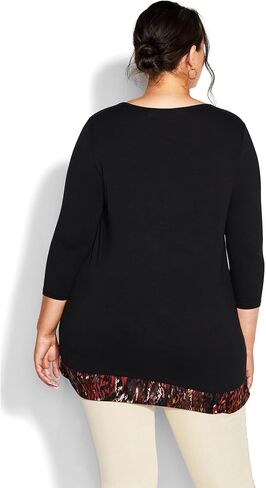 Avenue Women's Plus Size Alex Tunic in Saudi Arabia