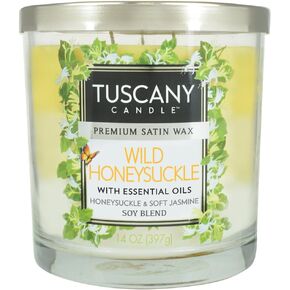 Empire Candle Wild Honeysuckle Long Lasting Scented Jar Candle, 14 oz, Burn Time 50 Hours, Home Fragrance, Room Accessories in Saudi Arabia