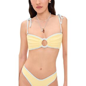 Montce Women's Sunshine Tie Bandeau Bikini Top in Saudi Arabia