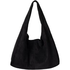 Tote Bag Large Carry All Hobo Handbag Weekender Travel Purse Suede Brown Satchel Slouchy for Women Work Everyday in Saudi Arabia