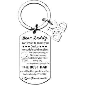 First Fathers Day Presents For New Dad Father Cool New Dad Fathers Day Present Best New Dad Keychain Gifts For Birthday Soon To Be Dad Fathers Day Gift First Time Dad Gifts Unique Dad To Be Gifts in Saudi Arabia