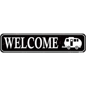 Funny Deck Metal Sign - What Happens on the Deck Stays Rustic Outdoor Wall Decor for Patio, Backyard & Porch 16x4 Inch in Saudi Arabia