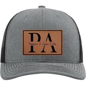 Pa Fathers Day Hats Customized Birthday Gifts for Men - Custom Pa Hat from Grandkids - Personalized Custom Hat with Kids Names for Pa in Saudi Arabia