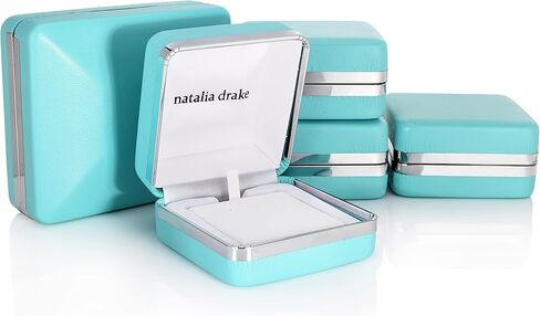 NATALIA DRAKE 1/4 Cttw Square Diamond Earrings Studs for Women in Rhodium Plated 925 Sterling Silver Color H-I/Clarity I2-I3 in Kuwait