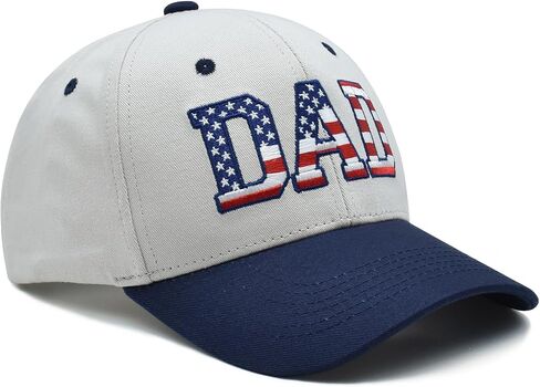 Dad Hat for Men, Adjustable Snapback Daddy Two Tone Baseball Cap, Fathers Day Birthday Gifts from Daughter Son in Saudi Arabia