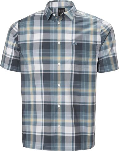 Helly-Hansen FJORD QD Short Sleeved Shirt 2.0 for Men, Quick-Dry Stretch Fabric, Ideal for Sailing & Yacht Club Relaxation in Saudi Arabia