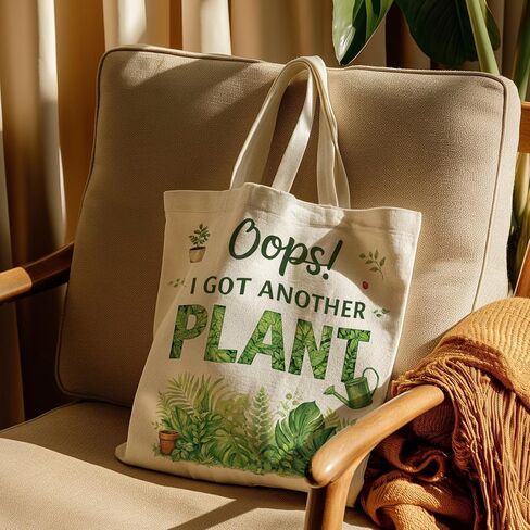Plant Lover Gifts for Women - Gardening Bag for Women Girls Friends Birthday, Garden Tote Gifts for Mom Grandma Gardeners, Mothers Day Gardening Gift Canvas Tote Bag, Plant Gift for Plants Lovers in Saudi Arabia