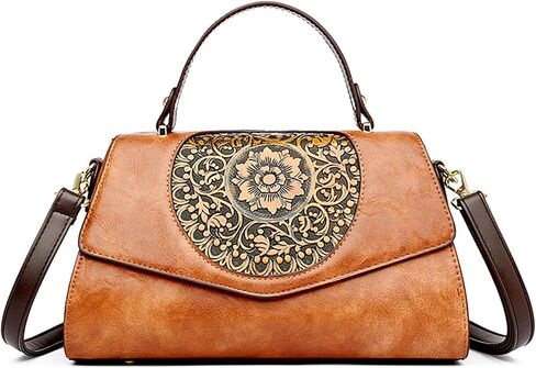 CORIOS Elegant Shoulder Bag PU Leather Handbag for Women Waterproof Top-handle Bag Ladies Crossbody Bag Small Satchel Bag in Kuwait