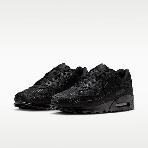 حذاء Nike Air Max 90 Premium Valentine’s Day للرجال (أسود/أحمر جامعي/أسود) in Kuwait