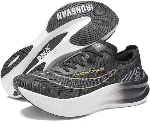 Carbon Plate Marathon Running Racing Shoes Men Professional Stable Supp ort Shock-Relief Ultra-Light Rebound Sneakers ﻿ in Kuwait