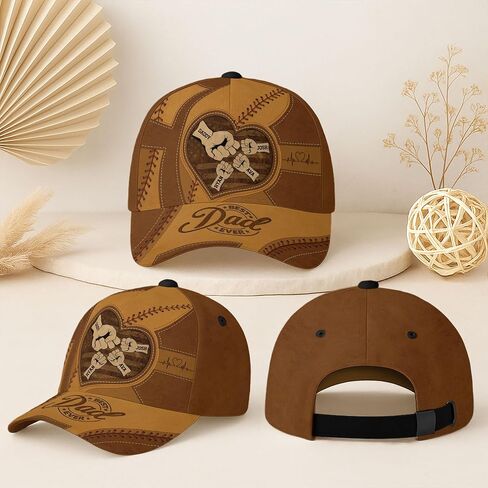 Personalized Best Dad Ever Hat, Custom Baseball Cap, Dad Hats for Men, Daddy Hat, Fathers Day Hats Customized in Saudi Arabia