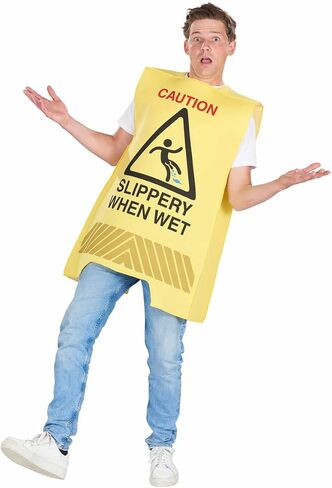 Orion Costumes Wet Floor Sign Adult Costume | One Size in Kuwait