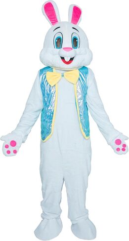 Easter Bunny Rabbit Mascot Costume Adult Cosplay Party Clothing Halloween Costume in Saudi Arabia