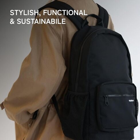 augustnoa Classic Noa Backpack | Fits 17" Laptop | Water-Resistant, 10 Pockets, Tablet Pocket & Drawstring Bag | Ideal for Work, School, Gym & Travel | Stylish and Comfortable Everyday Backpack in Saudi Arabia
