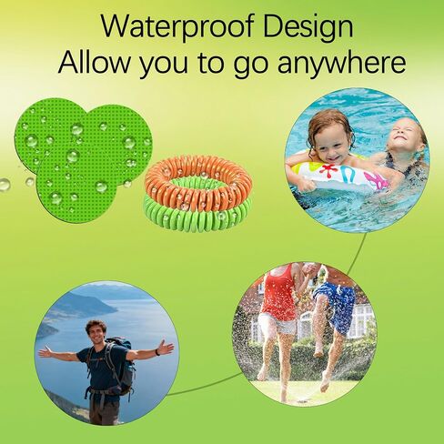 150 Pack Mosquito Repellent Stickers with 2 Mosquito Repellent Bracelets, Individually Wrapped Mosquitoes Bracelets Stickers for Fishing Camping Swimming Outdoor Indoor, Deet Free in Saudi Arabia