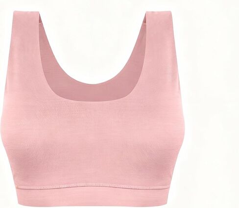 Women's 100% Merino Wool Sports Bra, Soft Seamless Yoga Bra for Workout, Hiking, and Daily Wear. in Saudi Arabia