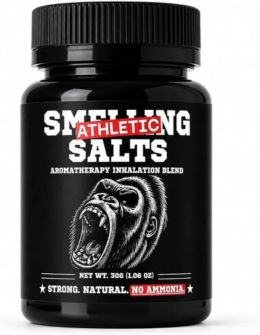 Athletic Salts - Strong Scent - Sports, Powerlifting, Weightlifting, Hockey & Gym, Strong Aromatic Inhalation Blend, 30g in Saudi Arabia