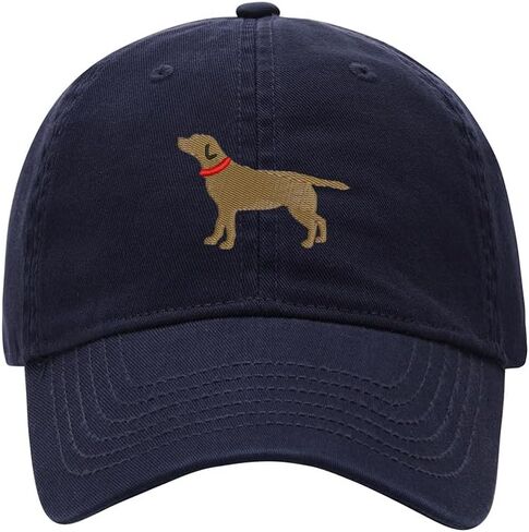 Baseball Cap for Men Women Chocolate Lab Dog - 01 Embroidered Washed Cotton Dad Hat Baseball Caps in Saudi Arabia