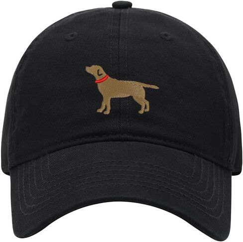 Baseball Cap for Men Women Chocolate Lab Dog - 01 Embroidered Washed Cotton Dad Hat Baseball Caps in Saudi Arabia