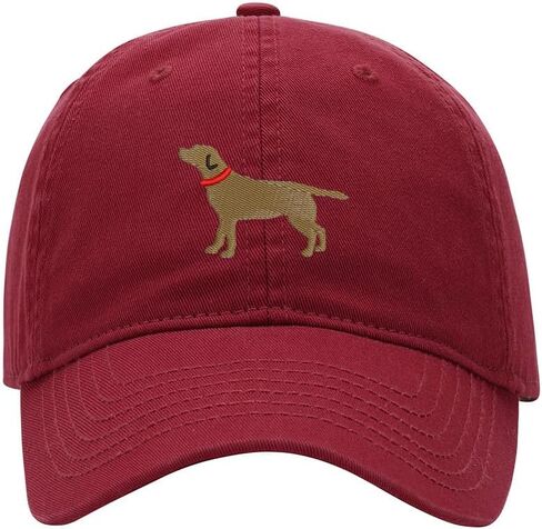 Baseball Cap for Men Women Chocolate Lab Dog - 01 Embroidered Washed Cotton Dad Hat Baseball Caps in Saudi Arabia