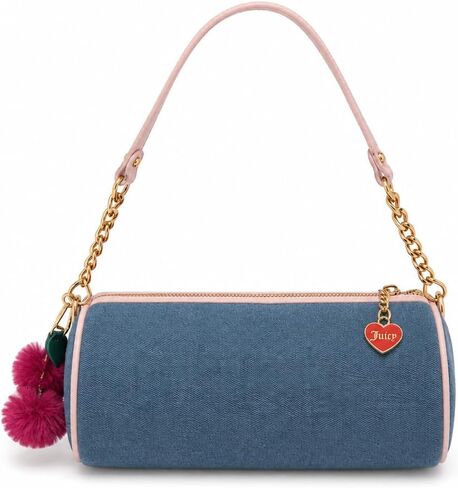Juicy Couture Sweet Tea Party Barrel Shoulder Bag, 9.5" W x 4" H x 4" D in Kuwait