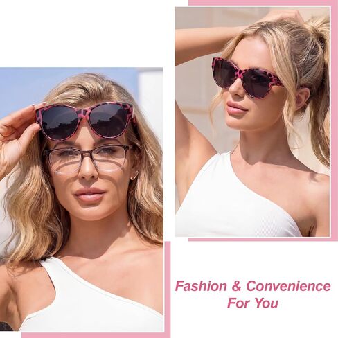 Hifot Polarized Fit Over Glasses Sunglasses for Women Men,Trendy Sunglasses Over Glasses Women Men With UV400 Protection in Saudi Arabia
