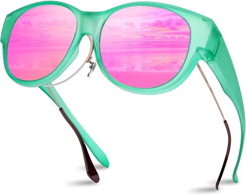 Hifot Polarized Fit Over Glasses Sunglasses for Women Men,Trendy Sunglasses Over Glasses Women Men With UV400 Protection in Saudi Arabia