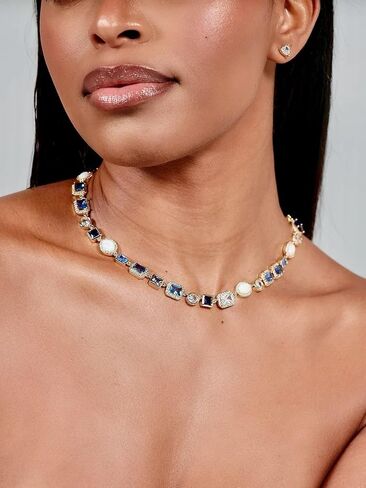 Azul Blue Solstice Necklace (Gold 18") in Saudi Arabia