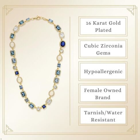 Azul Blue Solstice Necklace (Gold 18") in Saudi Arabia