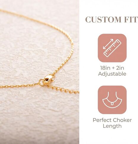 Pendant Necklace for Women, 18K Gold Plated Dainty Chain Knot Choker Necklace, Simple Gold Knot Necklaces Trendy Jewelry Gifts for Women in Saudi Arabia