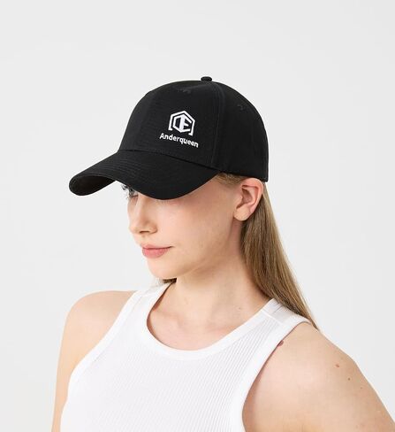 Black Baseball Caps 100% Cotton Hats for Men & Women Adjustable Strapback with Antique Brass Metal Buckle in Saudi Arabia