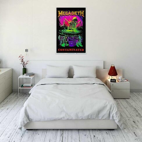 Scorpio Posters Megadeth - Contamination Blacklight Poster 23" x 35" in Saudi Arabia