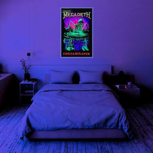Scorpio Posters Megadeth - Contamination Blacklight Poster 23" x 35" in Saudi Arabia