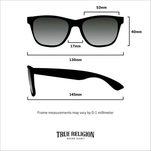 نظارة شمسية نسائية ذات تصميم هندسي ذهبي من True Religion Dixie in Kuwait