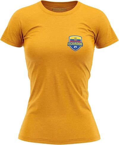 Ecuador Badge Soccer Jersey Football Shirt for Women, Americas Football Apparel Gifts, Ecuadorian Soccer Shirt in Kuwait