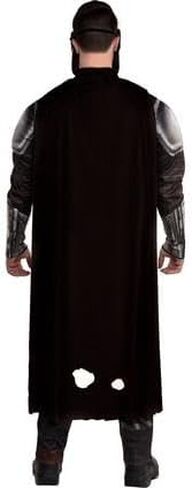 Party City Deluxe Mandalorian Costume for Adults, Star Wars: The Mandalorian - Costume Includes Jumpsuit, Cape, Mask & More - Star Wars Costumes for Halloween, Birthday Parties & Themed Events in Kuwait