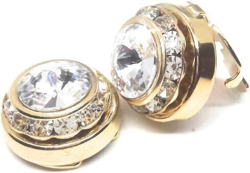 GOLD PLATED CRYSTAL BUTTON COVERS in Kuwait