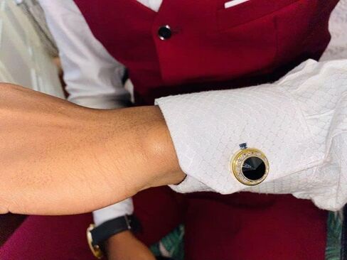 GOLD PLATED CRYSTAL BUTTON COVERS in Kuwait