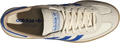 حذاء adidas Handball Spezial للرجال، كريمي أبيض/أزرق/حجر رملي دافئ، مقاس 10.5 in Kuwait
